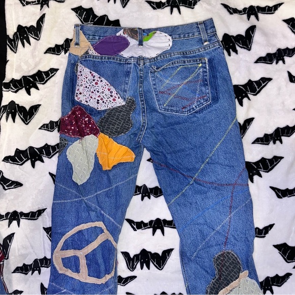 George Patchwork Jeans - Picture 2 of 3